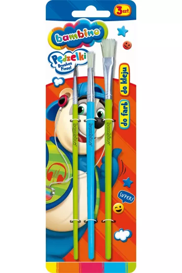 St. Majewski Pdzelki Bambino 3 szt.