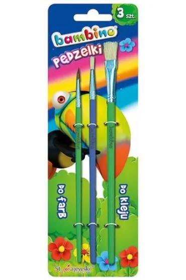 St. Majewski P�dzelki Bambino 3 szt.