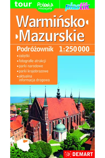 Warmi�sko-Mazurskie. Podr�ownik 1:250000. Plastik (dodruk 2021)