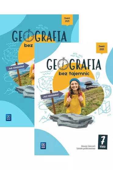 Pakiet Geografia bez tajemnic. Szko�a podstawowa. Klasa 7. Podr�cznik i zeszyt �wicze�