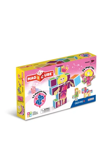 Puzzle GEOMAG MAGICUBE Ksi�niczka 143 Tm Toys