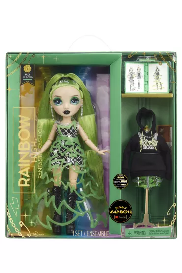 MGA Rainbow High Fantastic Fashion Lalka Jade Hunter - Green 587361 Mga Entertainment