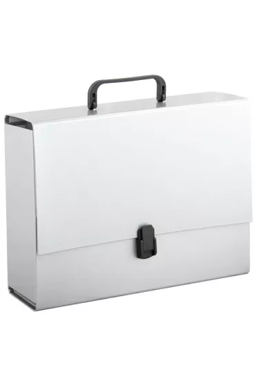 Penmate Teczka z r�czk� A4 srebrna 10 cm