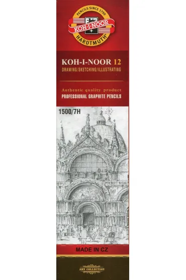 Koh-I-Noor O��wek grafitowy 1500/7H 12 szt.