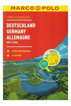 Deutschland Europa 2016/2017 Atlas samochodowy Marco Polo 1:300 000