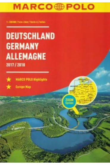 Deutschland Europa 2016/2017 Atlas samochodowy Marco Polo 1:300 000