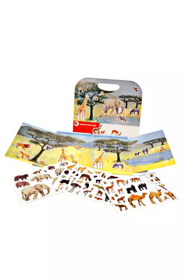 Puzzle Uk�adanka + Gra magnetyczna - D�ungla Egmont Toys
