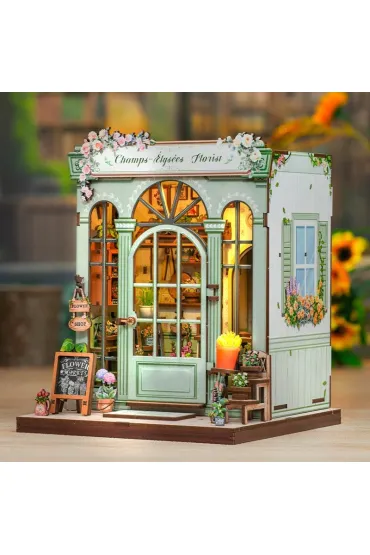 Puzzle Miniaturowy domek mini Book Nook Kwiaty z Elizejskich P�l Habarri