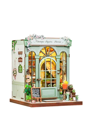 Puzzle Miniaturowy domek mini Book Nook Kwiaty z Elizejskich P�l Habarri