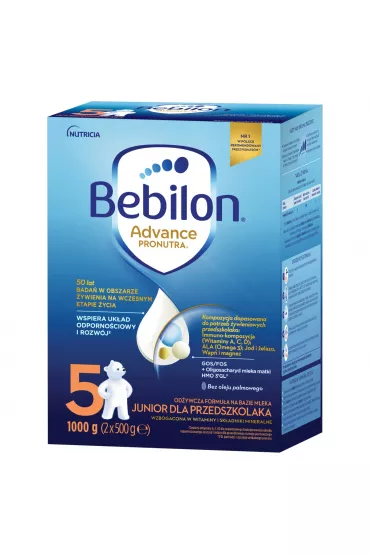 Bebilon 5 Advance Pronutra Junior Formu�a na bazie mleka dla przedszkolaka 1 kg