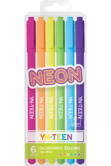 Interdruk D�ugopisy �elowe Neon 6 szt.