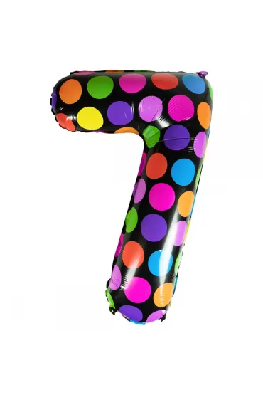 Arpex Balon stoj�cy 7 w kropki 61 cm