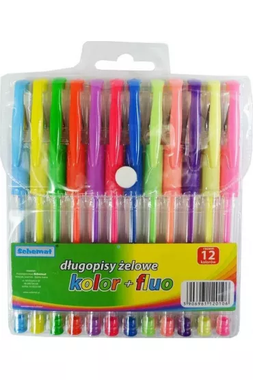 Schemat D�ugopisy �elowe + fluorescencyjne 12 kolor�w