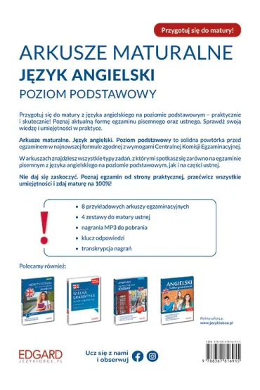 Arkusze maturalne. J�zyk angielski. Poziom podstawowy