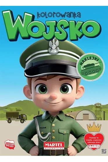 Wojsko Kolorowanka z naklejkami - Agata Niemirska