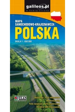 Polska. Mapa samochodowo-krajoznawcza 1:650 000