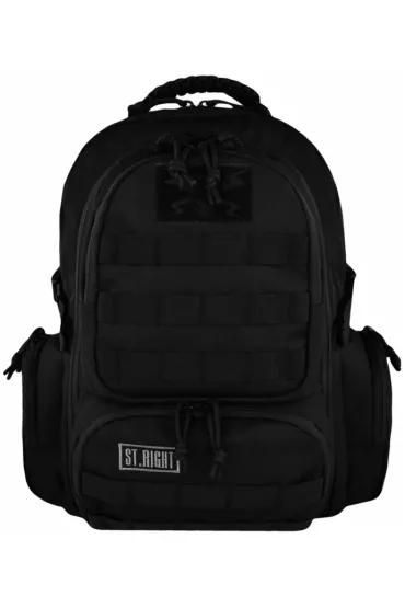 St. Majewski Plecak 4-komorowy Military Black
