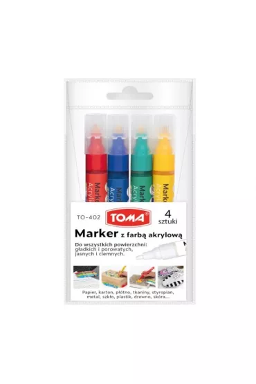 Toma Marker akrylowy 4 szt.