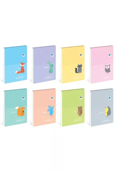 Notes A7 Pastel BEBE Friends kratka 50 kartek