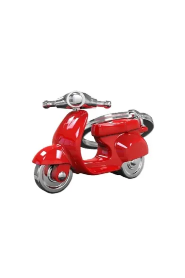 Metalmorphose Brelok do kluczy 3D skuter Vespa czerwony