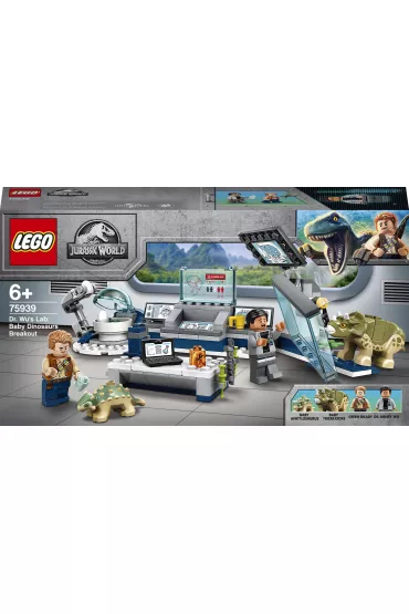 LEGO Jurassic World Laboratorium doktora Wu: ucieczka m�odych dinozaur�w 75939