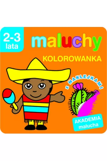 Maluchy. Kolorowanka z naklejkami. Akademia malucha 2-3 lata - Irma Pikiene