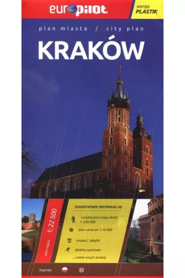 Krak�w plan miasta 1:22 500 Europilot/plastik