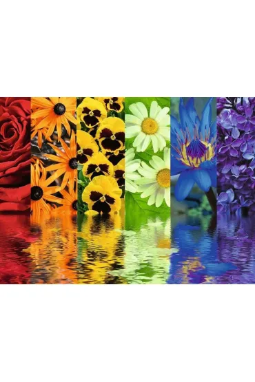 Puzzle 500 el. 2D Kwiaty Ravensburger