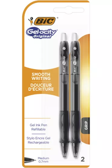 Bic D�ugopis �elowy Gel-ocity Original czarny 2 szt.