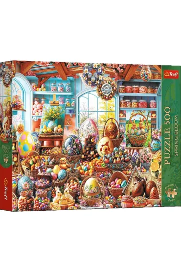 Puzzle 500 Premium Plus Wielkanocny sklepik TREFL