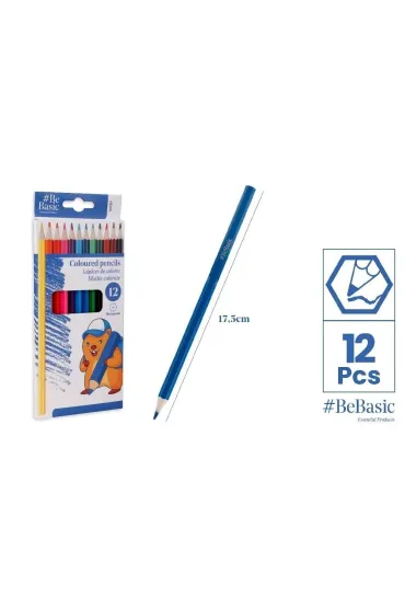 BeBasic Kredki o��wkowe 22 kolor�w
