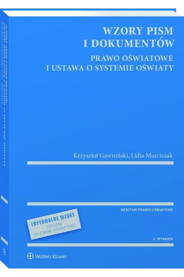 Wzory pism i dokument�w - prawo o�wiatowe... - Krzysztof Gawro�ski, Lidia Marciniak