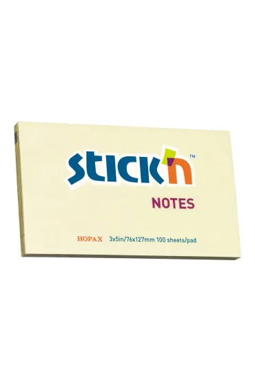 Stickn Notes samoprzylepny ��ty pastel 127x76mm 100 kartek