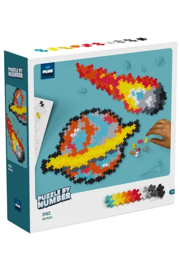 Puzzle By Numbers 500 el. Kosmos Plus-Plus