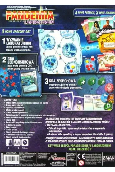 Pandemia. Laboratorium - Matt Leacock, Tom Lehmann