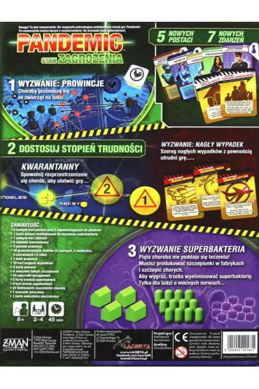 Pandemic. Stan zagro�enia Rebel - Matt Leacock