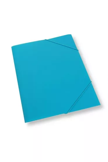 Penword Teczka A4 z gumk� plastikowa jasnoniebieska
