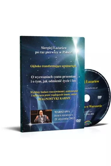 O wyzwaniach czasu przemian i o tym, jak odmieni� �ycie i los Seminarium S. �azariewa w Warszawie dzie� 1 DVD - Siergiej �azariew