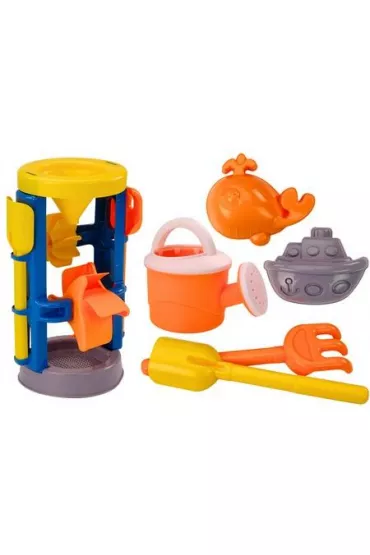 Foremki do piasku + m�ynek LeanToys