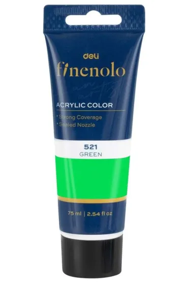 Deli Farba akrylowa Finenolo zielona 75ml