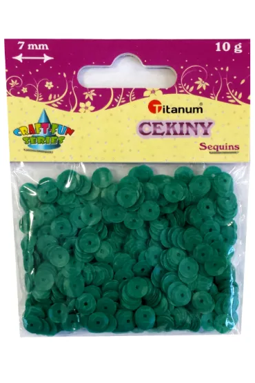 Titanum Cekiny matowe 7 mm, 10g