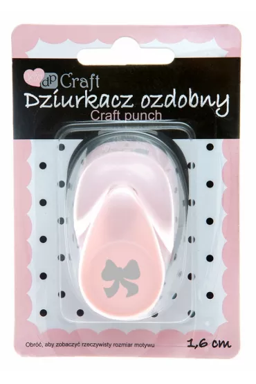 Dalprint Dziurkacz ozdobny 1,6cm kokardka (JCDZ-105-166)