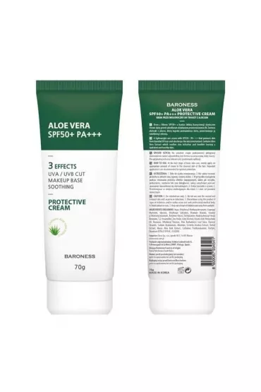 Baroness Aloe Vera Krem przeciwsoneczny z filtrem SPF 50+ 70 g
