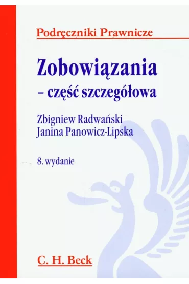 Zobowi�zania cz�� szczeg�owa - Janina Panowicz-Lipska, Zbigniew Radwa�ski
