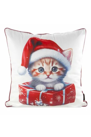 Eurofirany Poszewka �wi�teczna 175 45x45 cm kotek