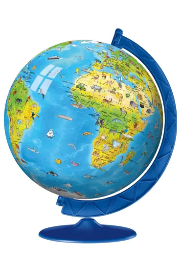 Puzzle 180 el. 3D Globus po angielsku Ravensburger
