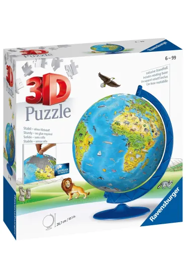 Puzzle 180 el. 3D Globus po angielsku Ravensburger