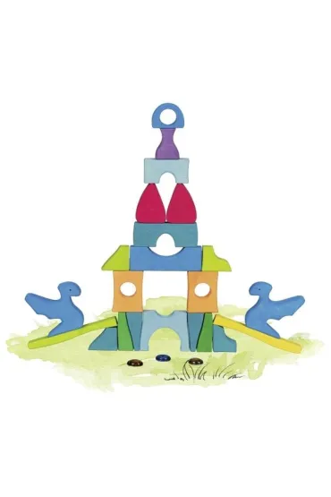 Puzzle Zamek uk�adanka z l�ni�cymi kamieniami Goki