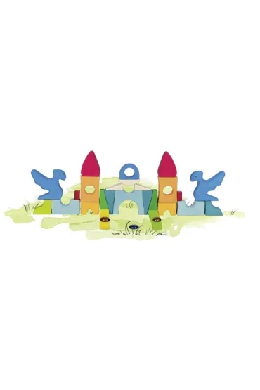 Puzzle Zamek uk�adanka z l�ni�cymi kamieniami Goki