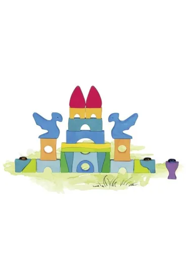 Puzzle Zamek uk�adanka z l�ni�cymi kamieniami Goki